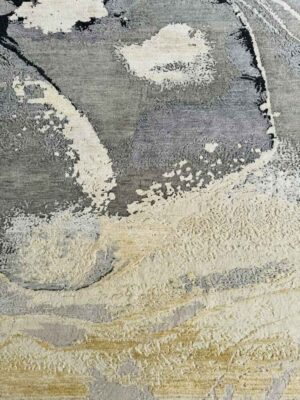 Arya 8X10 Hand Knotted Abstract Designer Rugs for Living Room-Bedroom & Hall