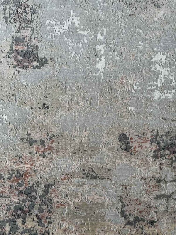 Bran 8X10 Hand Knotted Abstract Designer Rugs for Living Room-Bedroom & Hall - Image 2