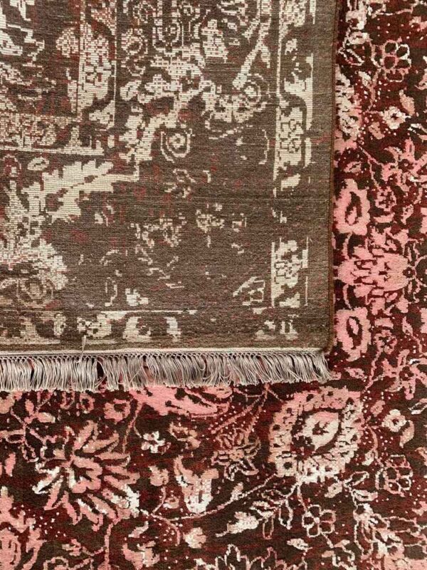 Loras 8X10 Hand Knotted Abstract Designer Rugs for Living Room-Bedroom & Hall - Image 4