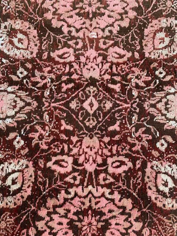 Loras 8X10 Hand Knotted Abstract Designer Rugs for Living Room-Bedroom & Hall - Image 2