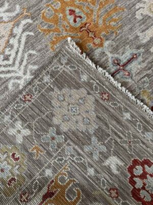 Oushak Hand Knotted Woollen Rug (Donna Paulsen, 8X10)